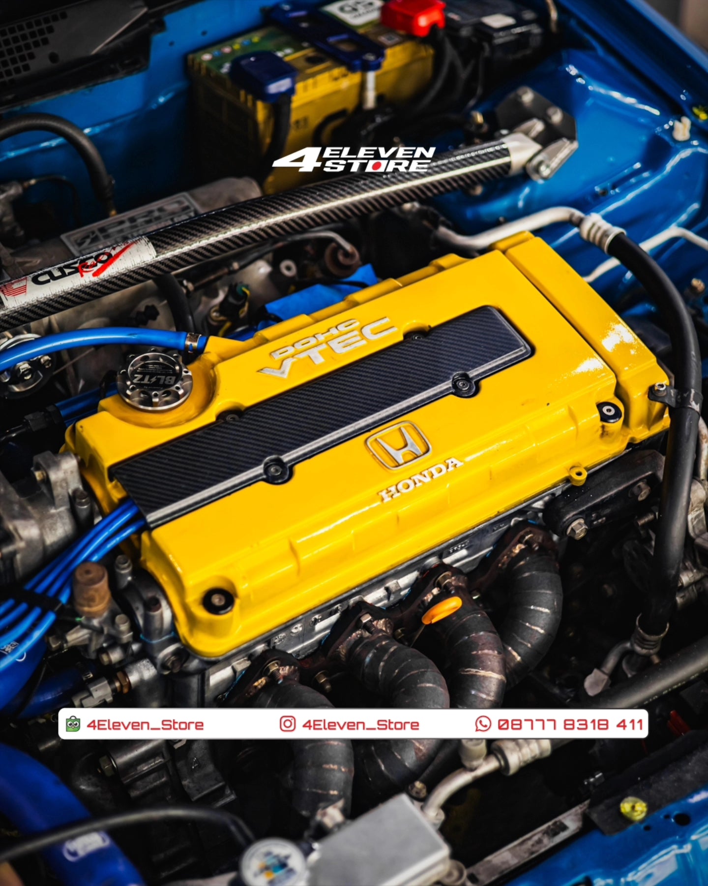 Spark Plug Cover for Honda B Series
Design by C4RBO11