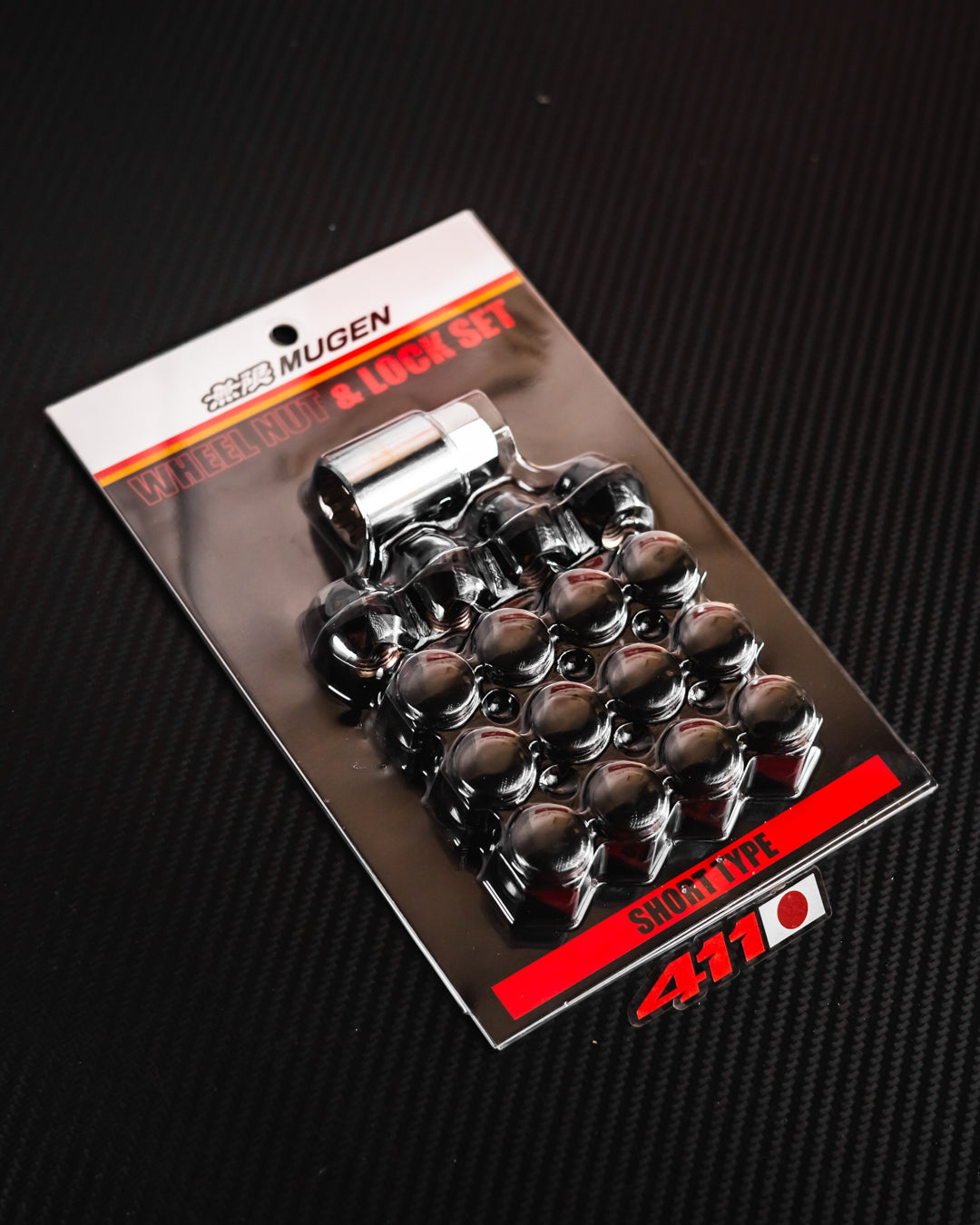 Mugen Wheel Nut & Lock Set 16 pcs - Short Type